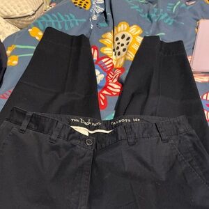 Talbots Deck Navy Crop Pants 14P